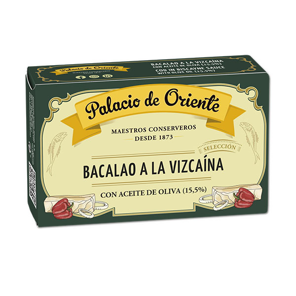 Bacalao a la Vizcaína con Aceite de Oliva 115g
