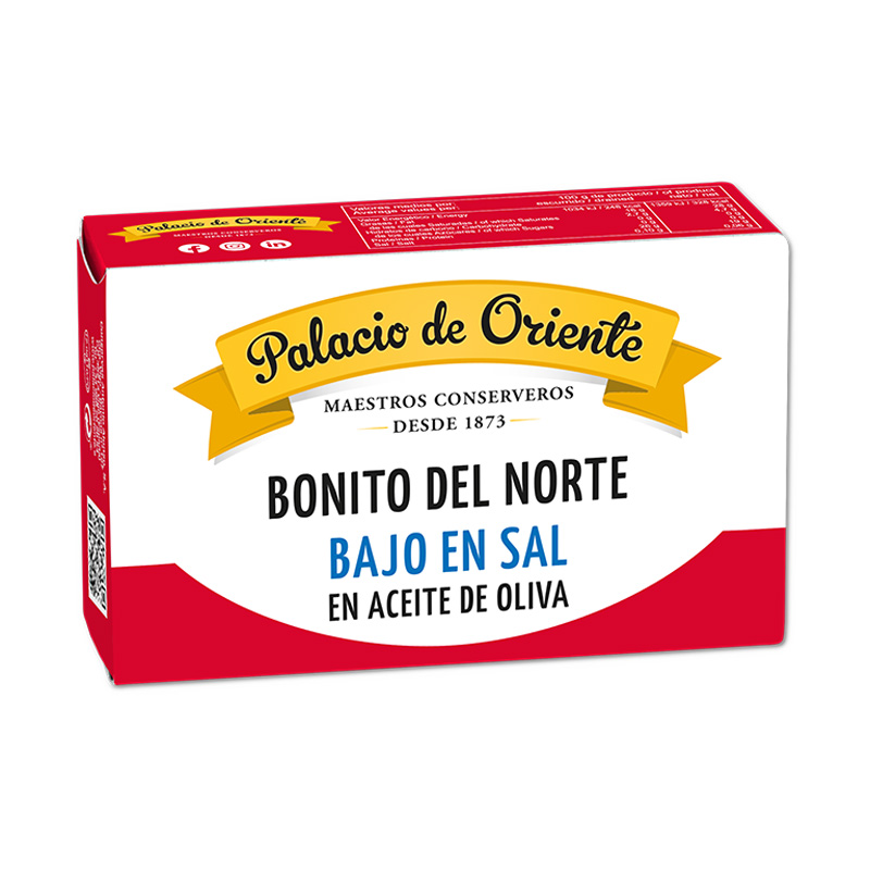 Bonito del norte bajo en sal de Palacio de Oriente