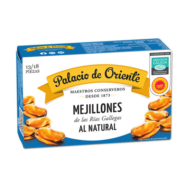 Mejillones de las Rías Gallegas al natural