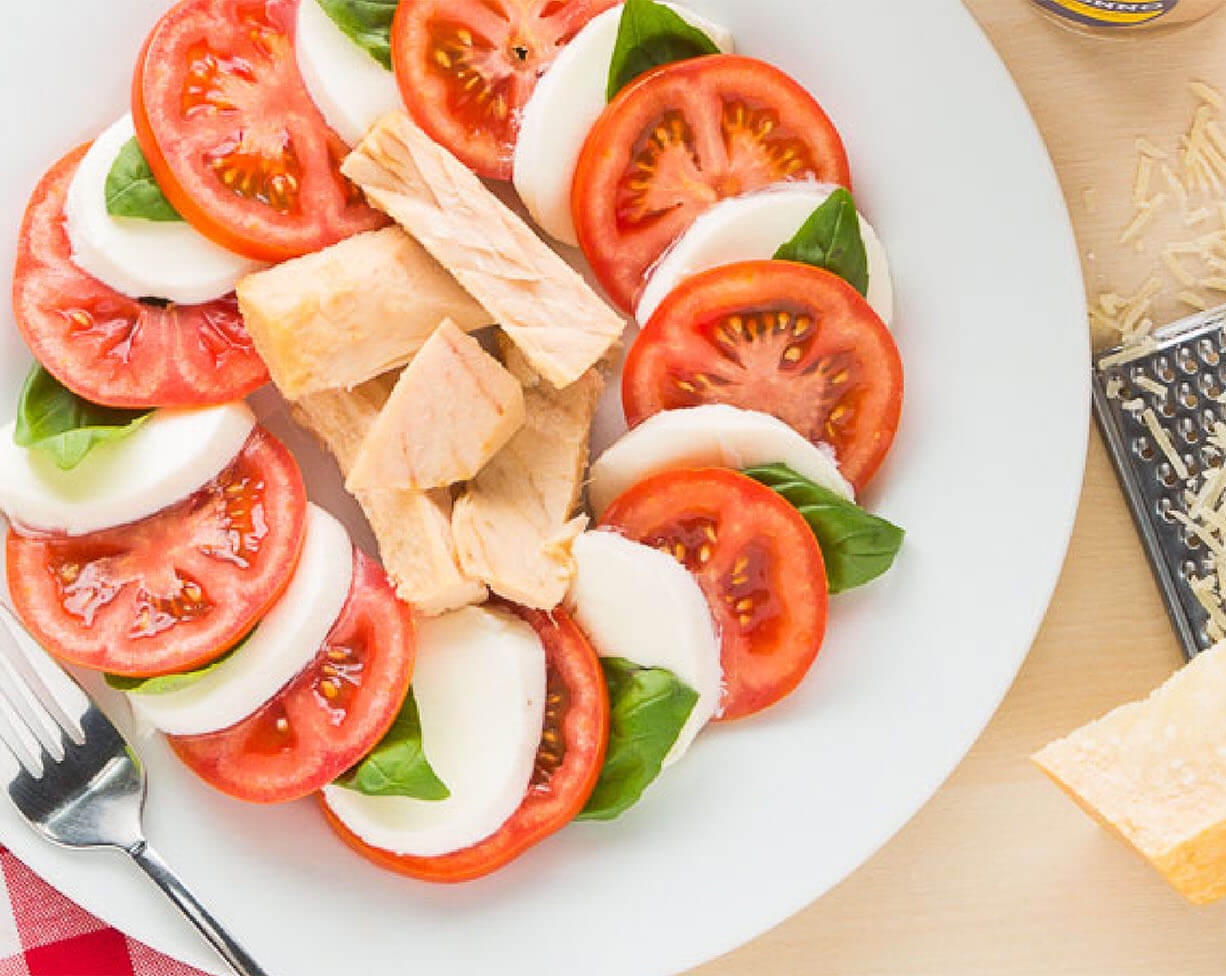 Ensalada de atún y tomate