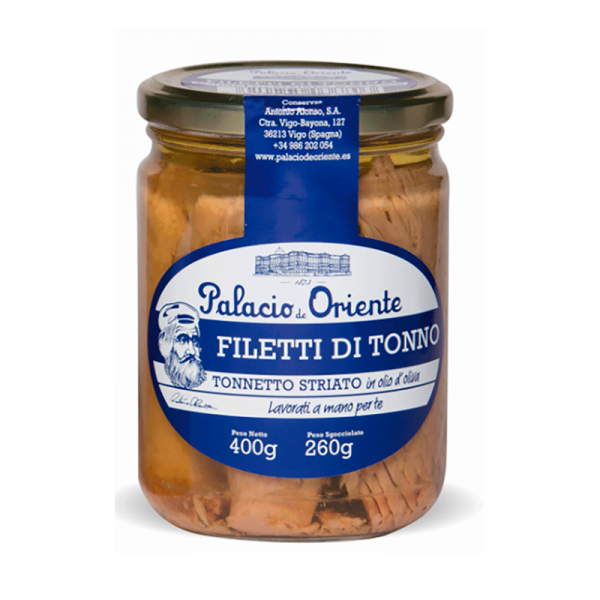 Lomos de atún en aceite de oliva