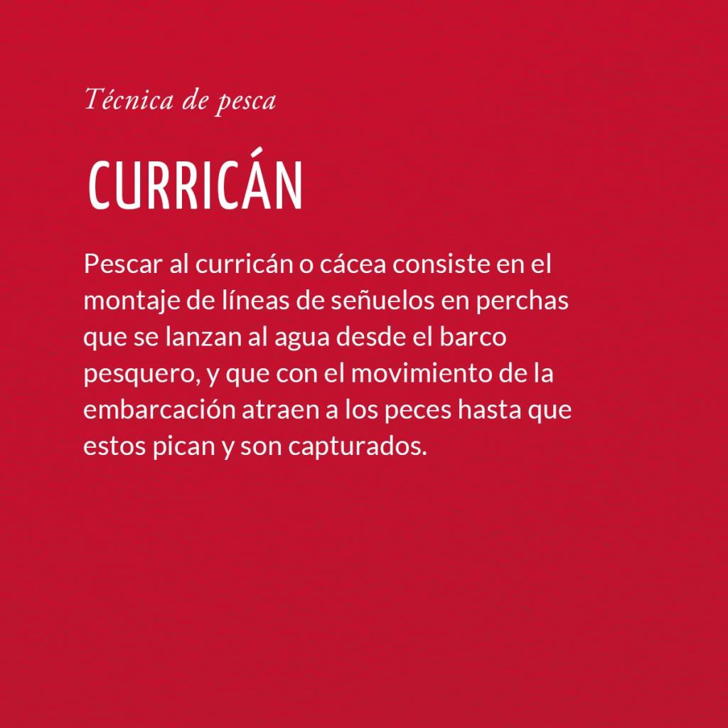 Pesca al curricán o cacea