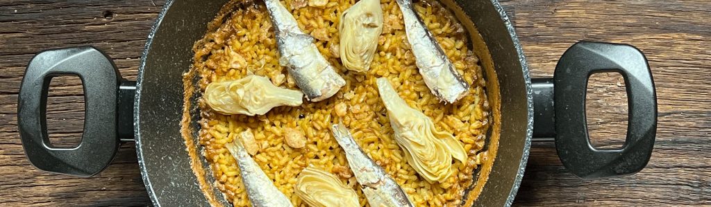 Arroz con sardinas en aceite de oliva Palacio de Oriente