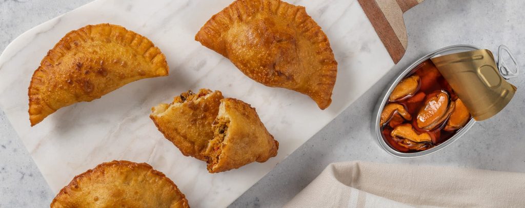 Empanadillas de mejillones caseras