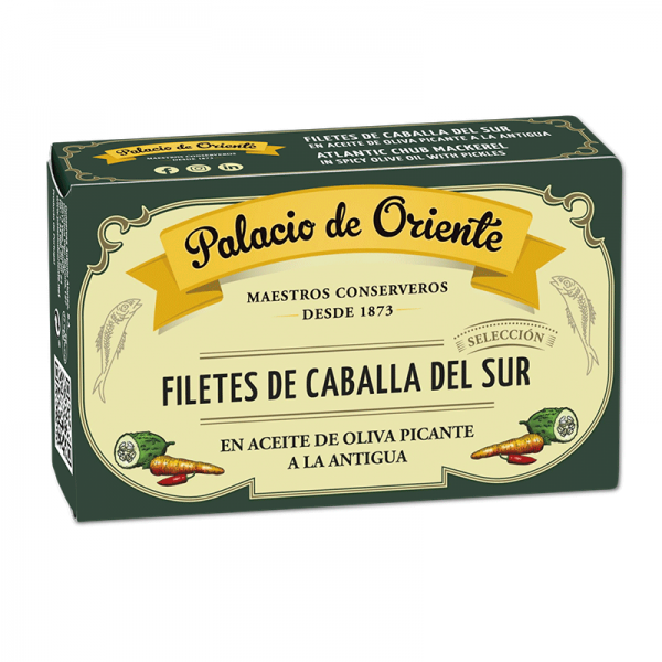 Filetes de caballa del sur en aceite de oliva picante "a la antigua"