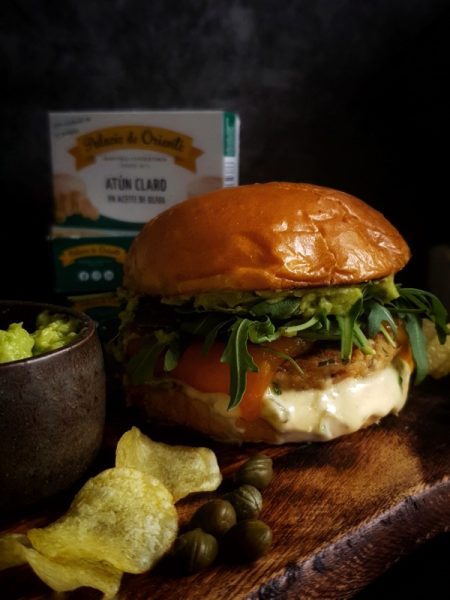 Hamburguesas de atún en conserva